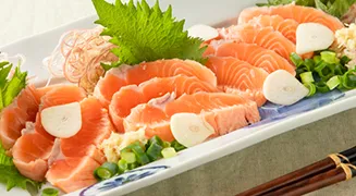 知多クールサーモン陳列イメージ